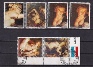 LI09 Paraguay 1987 Paintings by Rubens used stamps - Picture 1 of 1