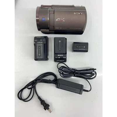 Sony FDR-AX45 4K Camcorder Bronze Brown Handycam Digital Video Camera Japan - Image 1 of 4
