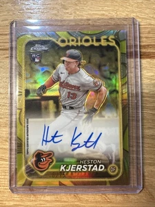 Colección Dorada 2024 Amarillo-Dorado/75 Heston Kjerstad Rookie Auto Orioles - Imagen 1 de 3