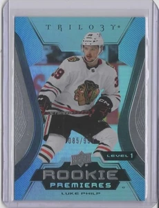 2023-24 Upper Deck Trilogy #112 Luke Philp 085/999 RC - Foto 1 di 2
