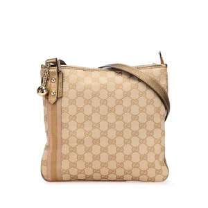 GUCCI GG Canvas Diagonal Shoulder Bag Schultertasche 144388 Damen 【Gebraucht】 - Bild 1 von 13