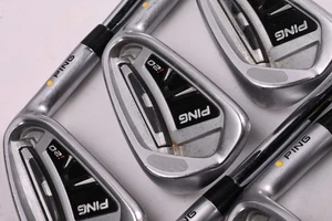 Ping i20 Irons / 5-PW / Yellow Dot / Stiff Flex Ping CFS Shafts - Picture 1 of 7