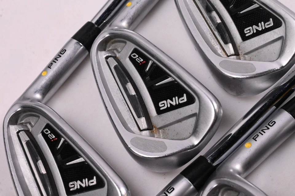 Ping i20 Irons / 5-PW / Yellow Dot / Stiff Flex Ping CFS Shafts - Image 1 of 4