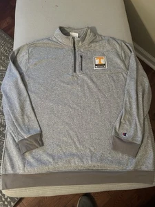 Tennessee Vols Champion Sweatshirt Men XL Gray 1/4 Zip Pullover Football - Picture 1 of 7