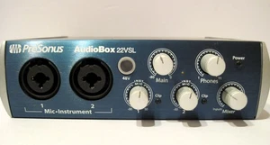 PreSonus AudioBox 22VSL USB Computer 96kHz Recording Interface StudioOne Tested - Picture 1 of 3