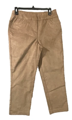 Pantalones Alfred Dunner Petite Calce Moderno Pana Proporcionado Corto Fawn Talla 6P Foto 1 de 4