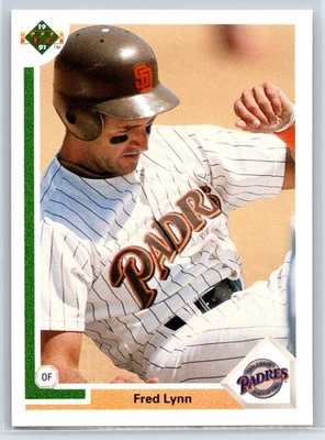 1991 Upper Deck Fred Lynn San Diego Padres #273 - Image 1 of 2