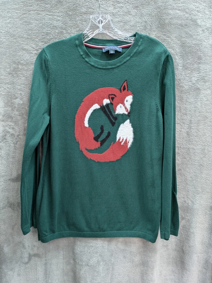 Suéter Fox Para Mujer Grande Informal Acogedor Foto 1 de 4