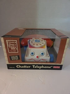 2009 Fisher-Price Reproduktion Geschwätztelefon MIB! - Bild 1 von 9