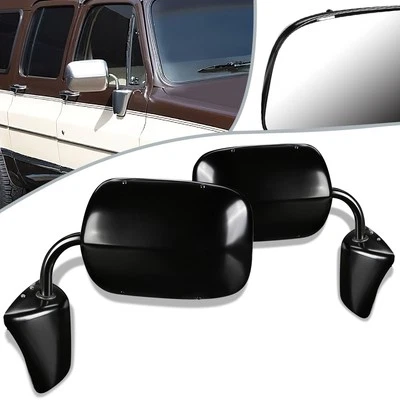 Ajuste 73-86 Chevy GMC C/K Suburban Pickup Par Manual Porta Lateral Espelho GM1320227 - Imagem 1 de 4