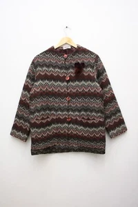 Missoni Donna Vintage Abstract Multicolor Coat Women's - Picture 1 of 6