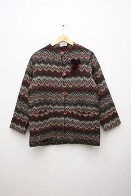 Abrigo para mujer Missoni Donna vintage abstracto multicolor Foto 1 de 4