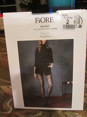 FIORE GALAXY 3D ESTAMPADO MEDIAS PANTIMEDIAS COLOR ES NEGRO 3 TALLAS Foto 1 de 4