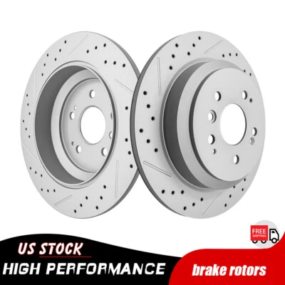 Задние перфорированные дисковые тормозные диски для Honda Pilot Ridgeline Passport 2019–2022 годов выпуска - Изображение 1 из 4