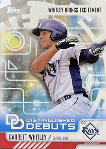 2016 Topps Pro Debut Distinguished Debuts #13 Garrett Whitley Rookie TB Rays