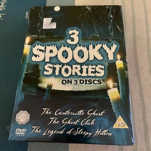3 SPOOKY STORIES ON 3 DISCS-DVD-REGION 2 -NEW/SEALED - Picture 1 of 3