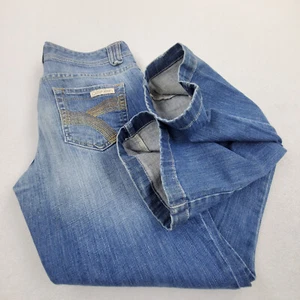 Pantalones de mezclilla Calvin Klein para mujer talla 4 magros corte boot cremallera mosca vintage - Imagen 1 de 11