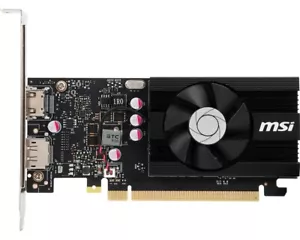 MSI NVIDIA GeForce GT 1030 2GD4 LP OC Graphics Card Low Profile 2GB GDDR4 - Picture 1 of 4