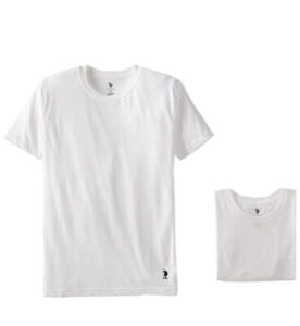 U.S. Polo Assn Men's 3 Pack CREW Neck T-Shirts Tee Black White S, M, L, XL *NEW