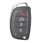 4 Buttons Car Key Shell Cover Replacement For 2013-2014 HYUNDAI Santa Fe (ix45)