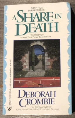 A Share in Death by Deborah Crombie paperback 1994 Foto 1 de 3