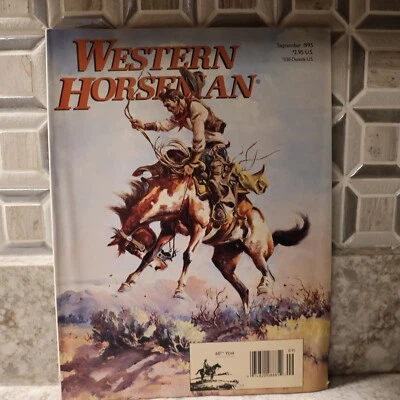 Western Horseman Magazine Cowboys Horse September 1995 60th Year - Image 1 of 3