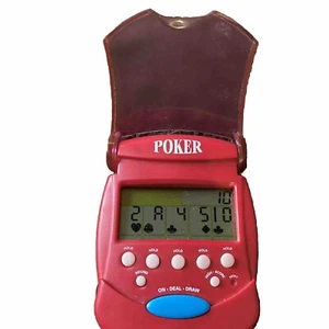 Radica Flip Top Handheld Poker Game 2001 WORKING - Picture 1 of 3