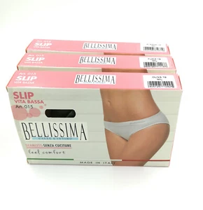Bellissima Slip vita bassa sgambato in microfibra Tassello cotone art. 015 3 pz. - Foto 1 di 7
