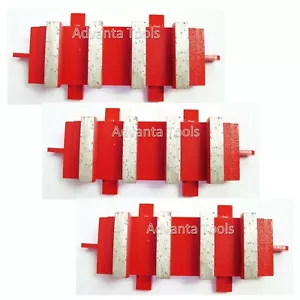 3PK Blocchi di rettifica diamantati Dyma-Sets per smerigliatrici per pavimenti in calcestruzzo EDCO - Foto 1 di 4