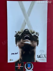 Tobin Bell Jigsaw Saw autografo firmato 11x17 foto Beckett COA horror - Foto 1 di 7