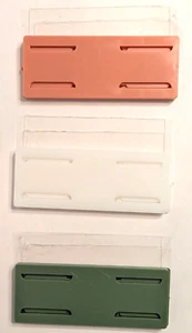 Paquete de 3 soportes de tira eléctrica autoadhesivos - Fácil de instalar, no requiere taladro - Imagen 1 de 2