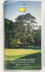 2016 Masters golf Spectators Guide Augusta National course pga