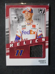 2021 Donruss Race Day Relics #RDR-DH Denny Hamlin FEDEX - Picture 1 of 2