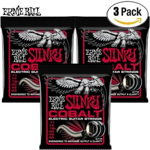 3-PACK Ernie Ball 2716 Burly Slinky Cobalt Electric Guitar Strings 11-52 - Picture 1 of 1