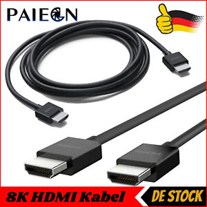 2.1 HDMI 8K Kabel Ultra High Speed 48Gbit/s Ethernet eARC UHD HDTV HDR10 PS5 2m