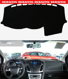 For Ford Focus With Sound Black Dashmat Dashboard Mat Dash Cover Sun Visor Pad - Foto 1 di 6