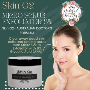 Skin O2 MICRO SCRUB EXFOLIATOR 8% - Clear away dead skin cells and unclog pores - Picture 1 of 12