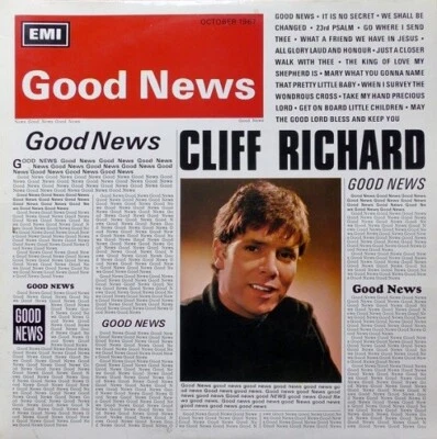 CLIFF RICHARD Good News Vinyl Record Album LP Columbia Pop And Rock Gospel Music Foto 1 de 4