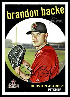 2008 Topps Heritage #514 Brandon Backe Card - Image 1 of 2