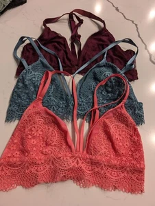 (3) Victoria Secret BH Spitze & Samt Large gebraucht, in einwandfreiem Zustand - Bild 1 von 12