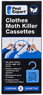 Pest Expert Clothes Moth Killer Cassettes (Twinpack) Fast Acting, Max Strength