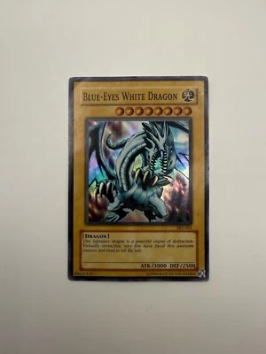 Yu-Gi-Oh! Konami 1996 Blue-Eyes White Dragon Holo SKE-001 - Image 1 of 4
