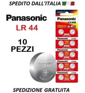 Panasonic LR44 - AG13 - A76 Pila Batteria 1.5V - Foto 1 di 3