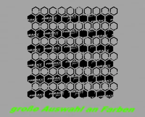 Waben Raute Auto Aufkleber 30x25 mm 120 Stk. Dekor Folie Seite Tuning - Bild 1 von 4