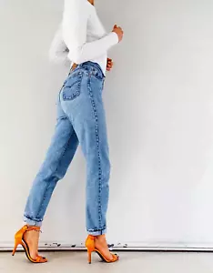 USA vintage LEVIS 17501 womens 501 JEANS (tag 13M) W30 L32 size 12 High waist - Picture 1 of 22