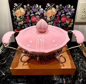 MIRAMAR OF CALIFORNIA 801 OFENFESTE AUFLAUFFORM & DECKEL + TRÄGER ’50er - Bild 1 von 8