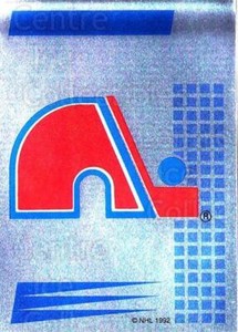 1992-93 Panini Stickers French #206 Quebec Nordiques