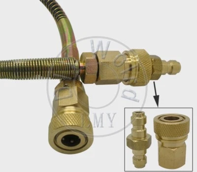 Manguera de resorte de reabastecimiento de combustible de alta presión en vuelo PCP CO2 fuerza aérea paintball Foto 1 de 2