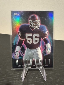 2023 Topps Composite Lawrence Taylor Midnight Refractor #335 NY Giants - Bild 1 von 2