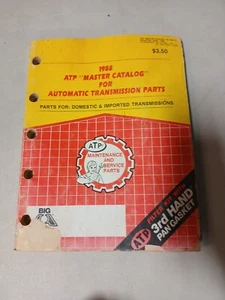 1988 ATP MASTER CATALOG For Auto.atic Transmition Parts - Picture 1 of 2